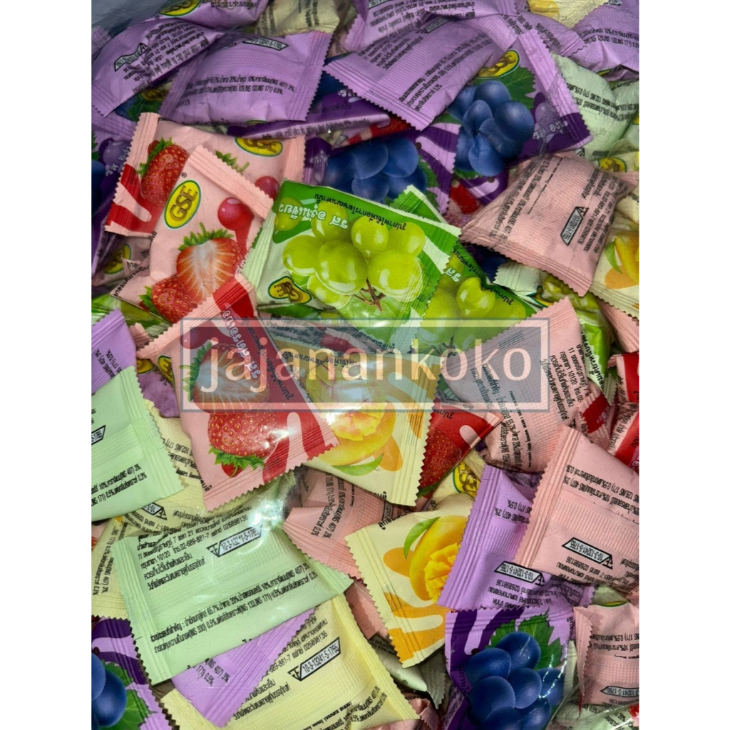 

Permen Jelly Aneka Rasa Stroberi Anggur Nanas Mangga Melon