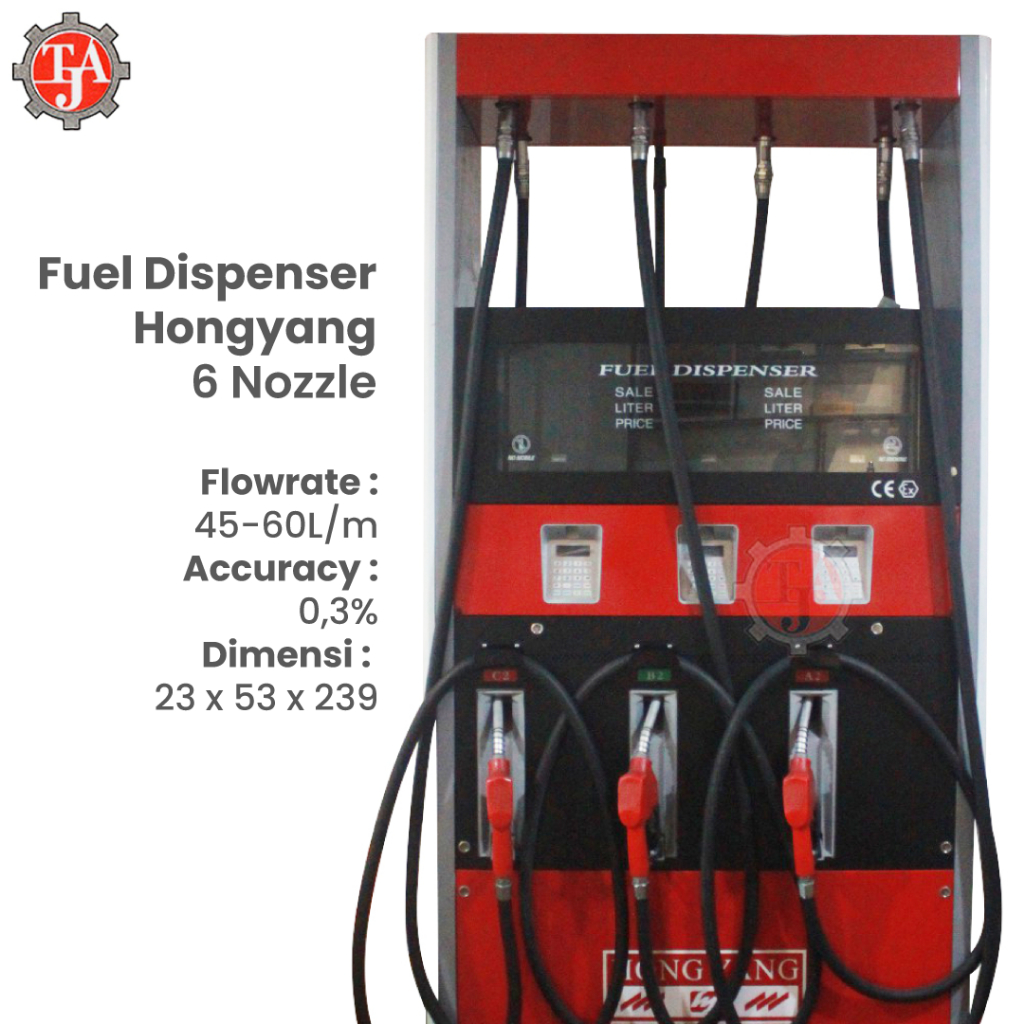 Fuel Dispenser Hongyang 6 Nozzle Pom Mini Pertamini D - GB66T2