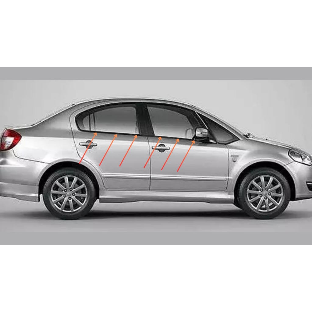 Pelipit kaca luar mobil Suzuki SX4