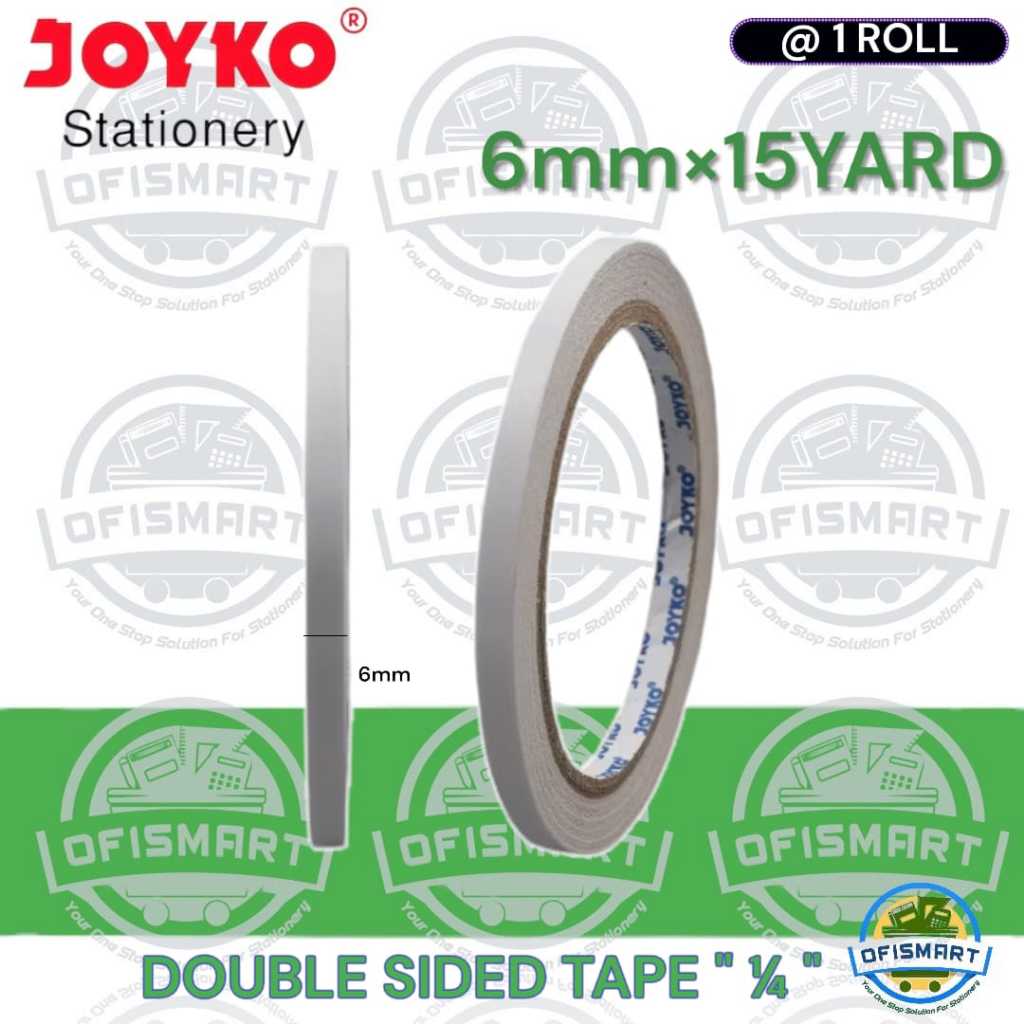 

Joyko Lakban Double Tape 1/4 Inch 6mm x 15 Yard | @1Roll