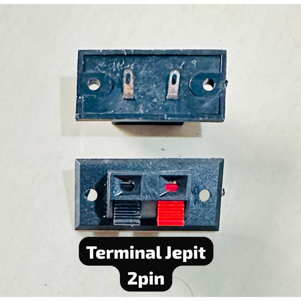 TERMURAH Terminal Speaker Jepit 2 Pin Kabel Power Supply Soket Per Amplifier SOKET DIY Kabel Power 0