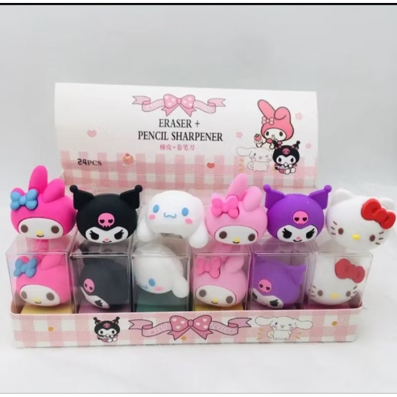

RAUTAN+PENGHAPUS SANRIO / RAUTAN PENGHAPUS 2IN1 SERUTAN