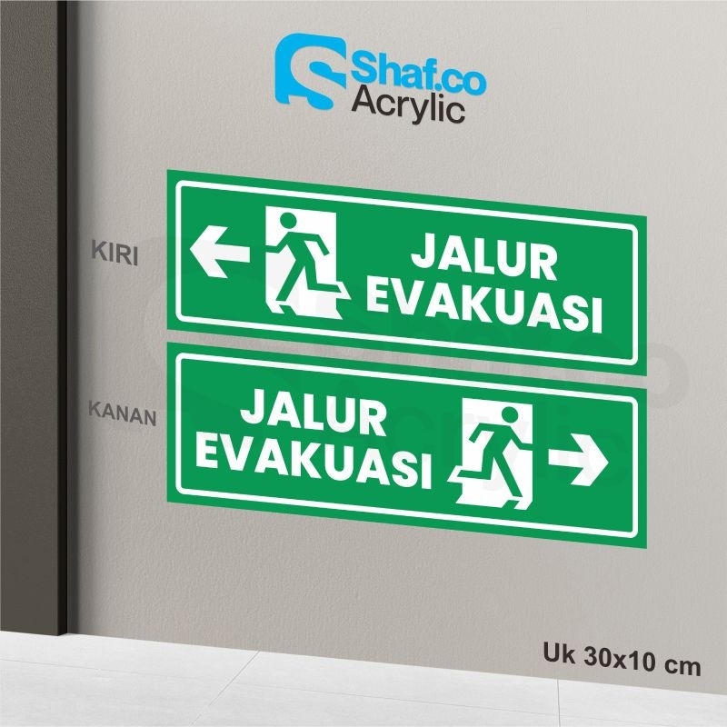 

STICKER JALUR EVAKUASI // STIKER // RAMBU-RAMBU //
