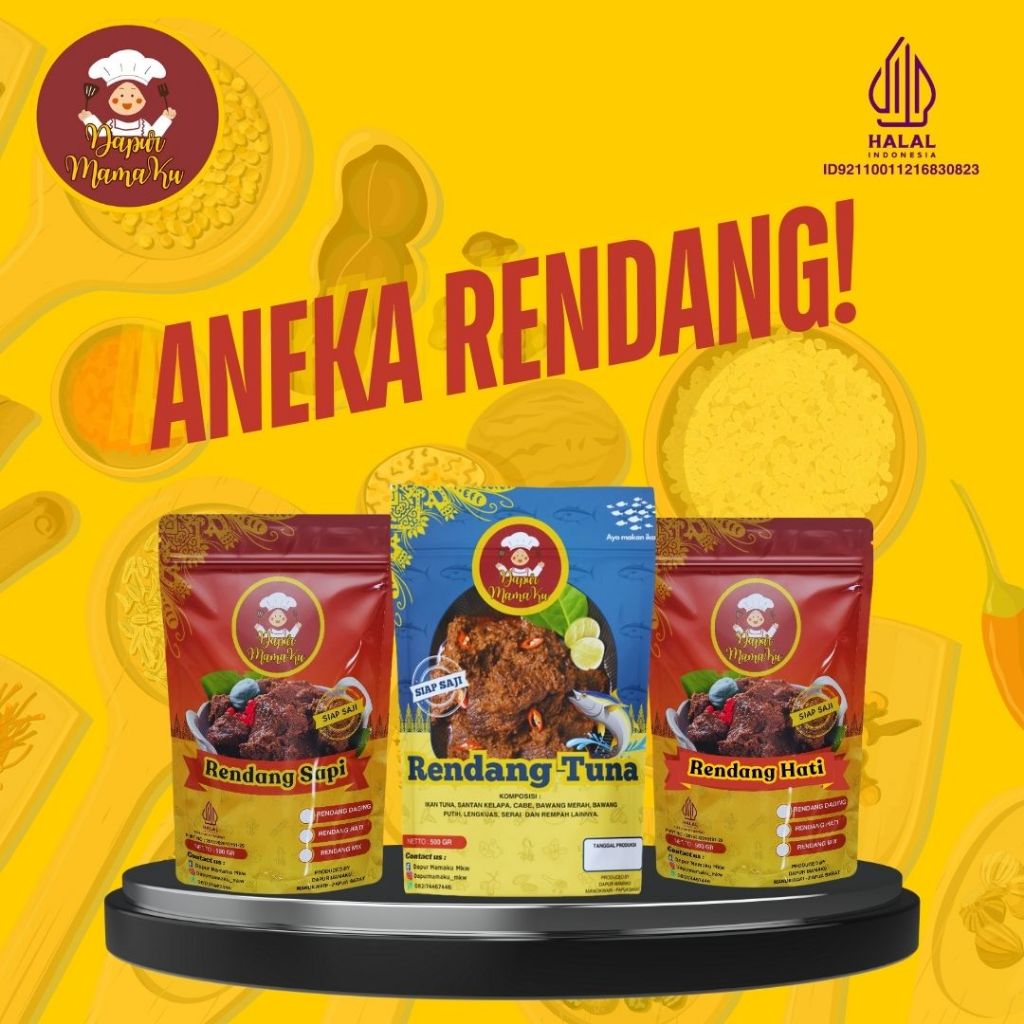 

Dapur MamaKu - Aneka Rendang Siap Saji Kemasan 500 GR