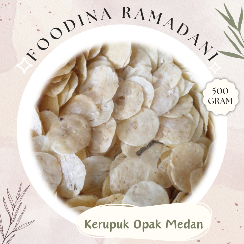 

KERUPUK OPAK Medan Mentah - Raw Crackers [ 500gr ] Harga Per 0,5 Kg