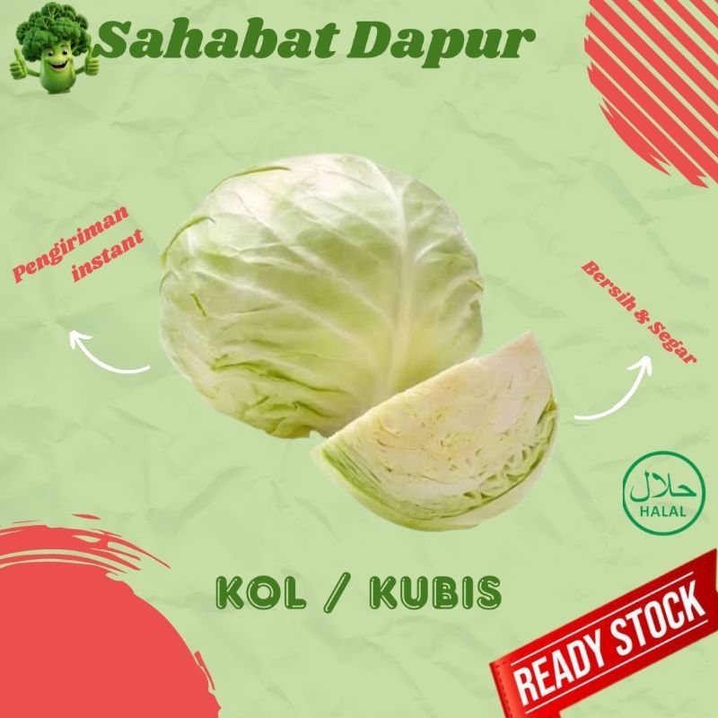 

Kol / Kubis - Sayur segar - Sahabat Dapur Delivery