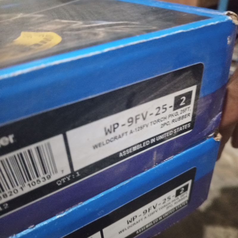 stang las argon miller WP-9FV-25-2