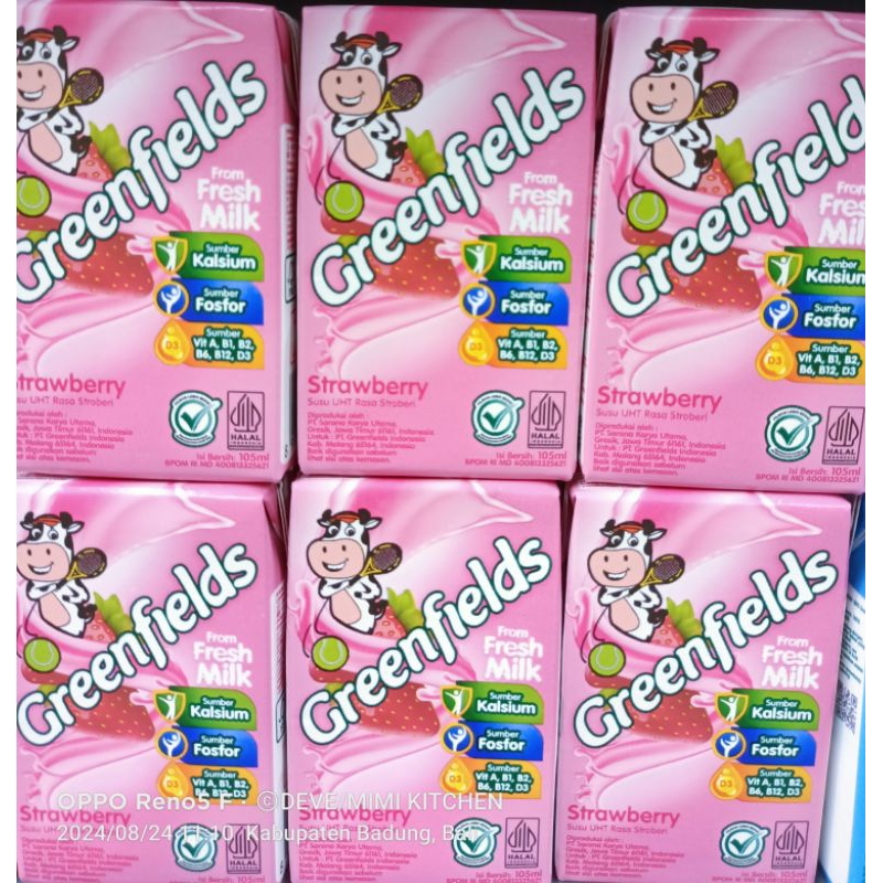 

Susu Greenfields kecil 105ml Strawberry