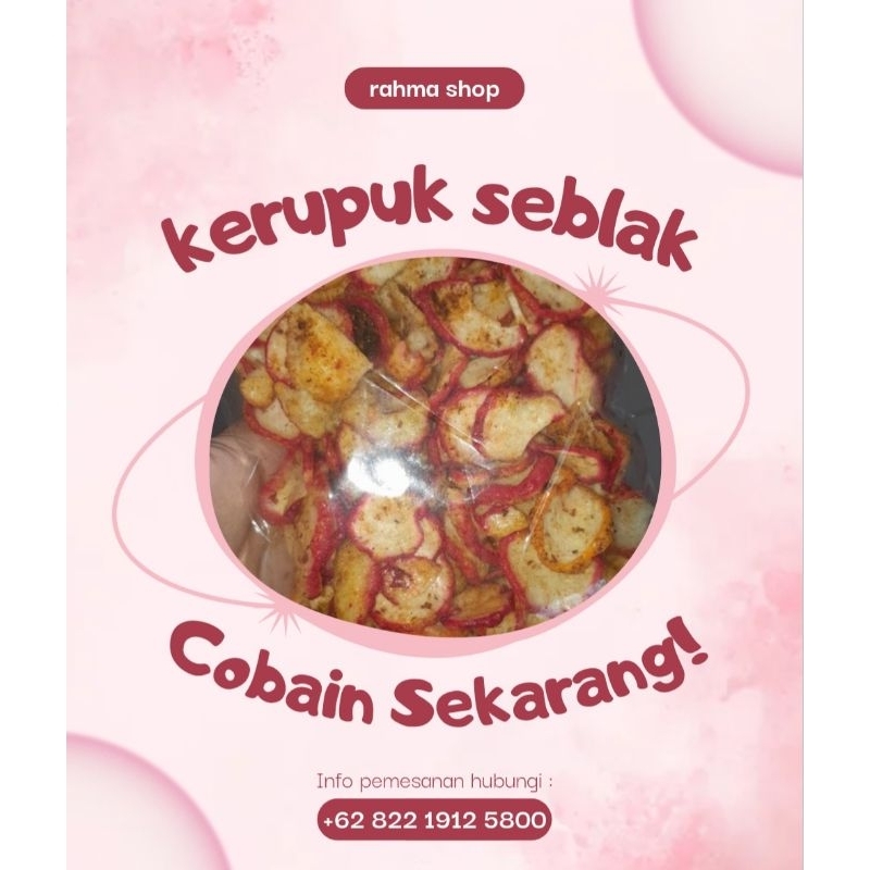 

CAMILAN Kerupuk seblak kering gurih pedas