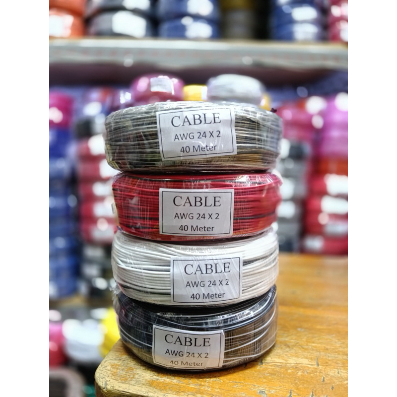 kabel awg 24x2 40meter cableton awg24x2 cable awg 24 x 2