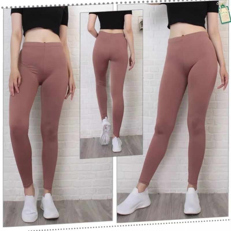 Leging Wanita Dewasa Panjang Leging Wanita Tebal Celana Leging Panjang Wanita Premium