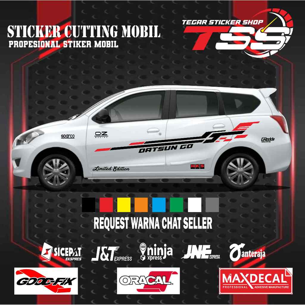 sticker mobil datsun go sticker mobil datsun go sticker lis mobil sticker motif variasi body mobil