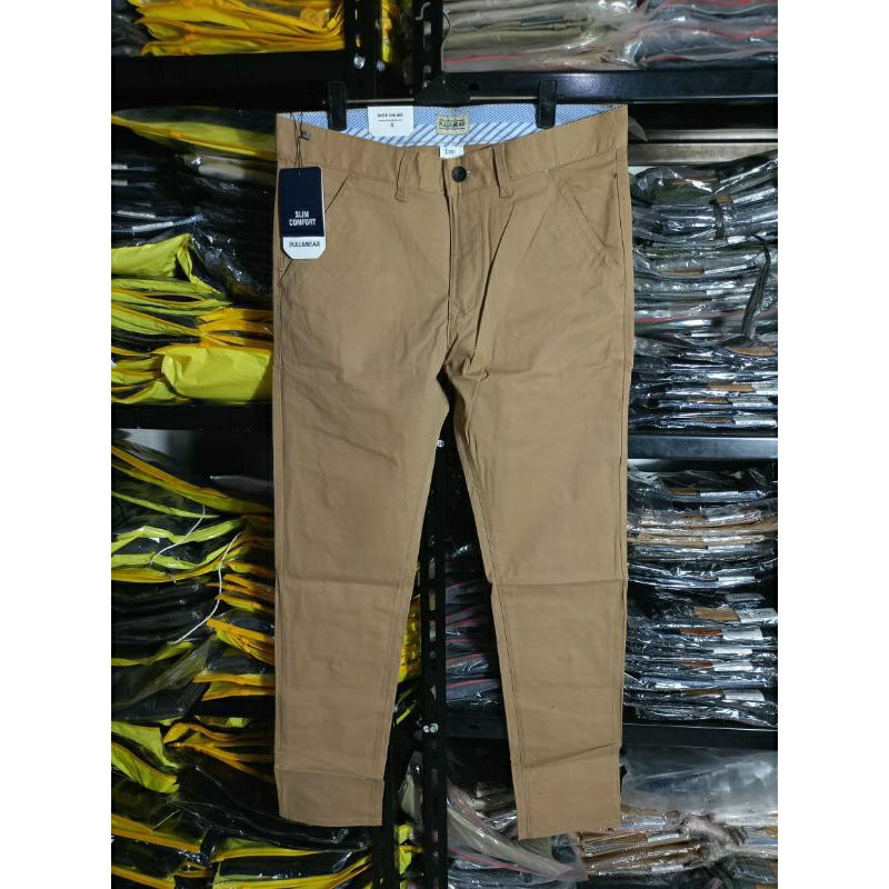 Celana chino panjang pria slimfit premium import