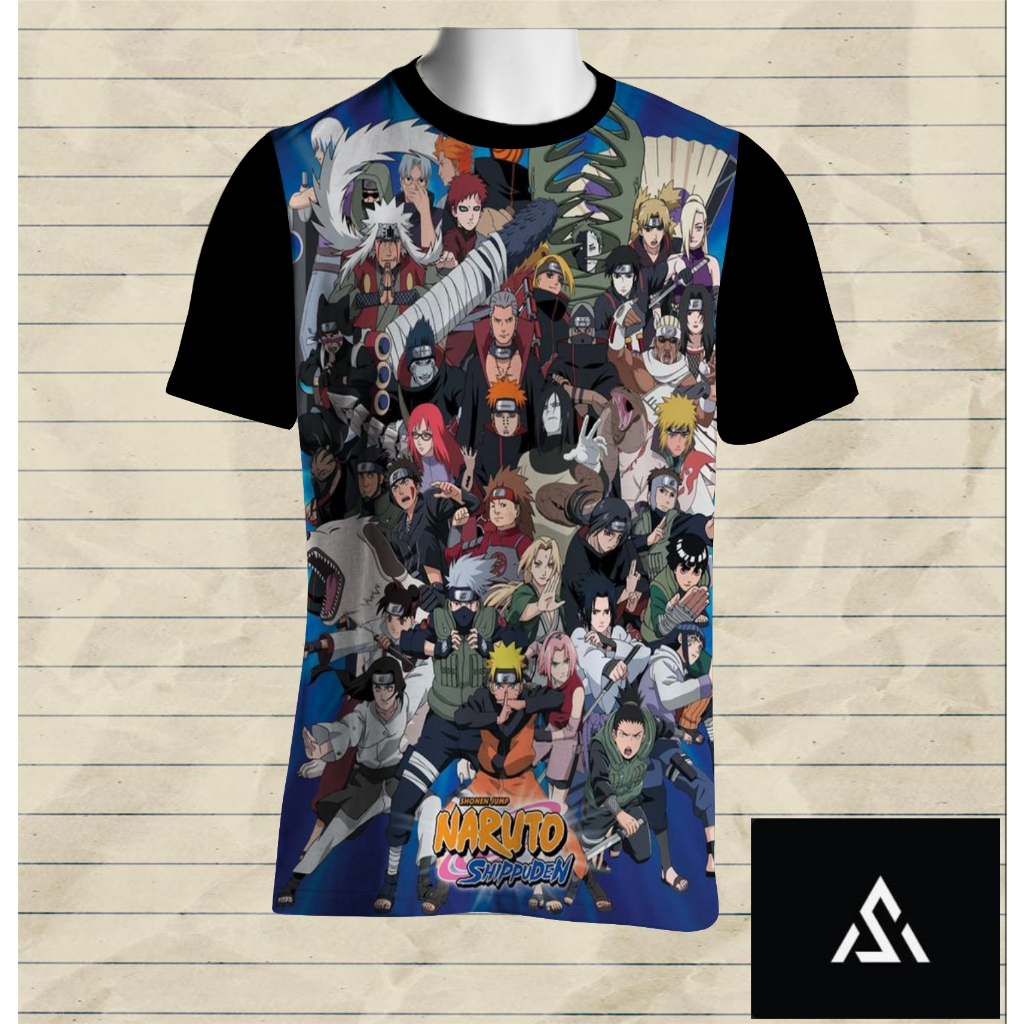 Baju anak naruto usia 1-12 tahun |NR10| kaos anak naruto usia 1-12 tahun atasan anak naruto