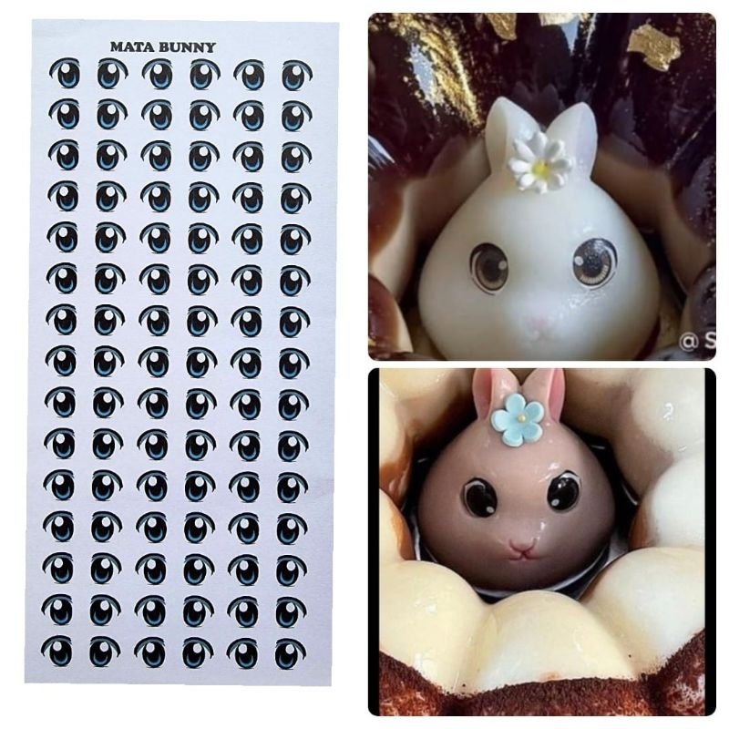 

edible stamp / edible picture / stiker makanan / stiker minuman / bunny 2
