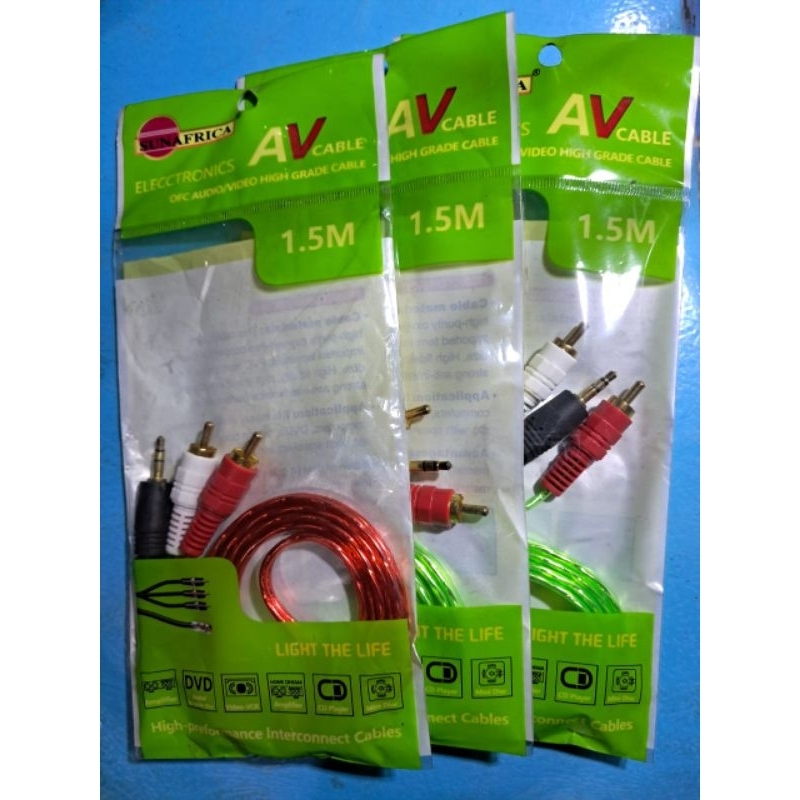 Kabel Audio 2 in 1 1,5M Warna Kabel jack Audio 2 in 1 Warna