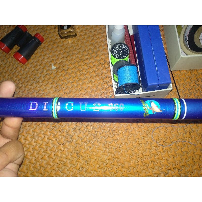 joran tegek DISCUS 360cm set kolong
