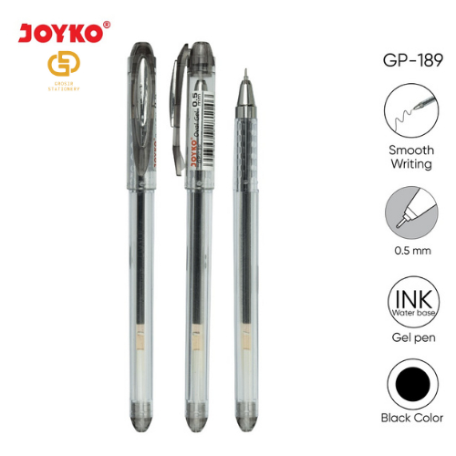 

Gel Pen Pulpen Pena Joyko GP-189 Oval Gel 0.5 mm (1 Pcs)