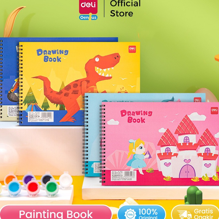 

CUCIGUDANG Deli Cute Painting Book Buku Gambar Design Lucu 1g 3 lembar 73351