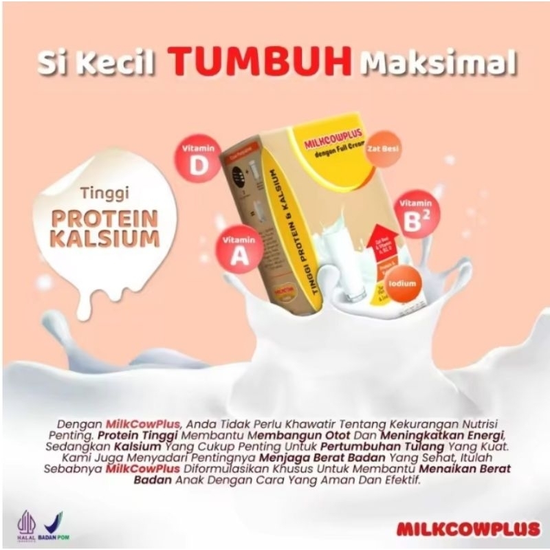 

Tumbuh Tinggi Bersama MILKCOWPLUS MILKCOW PLUS