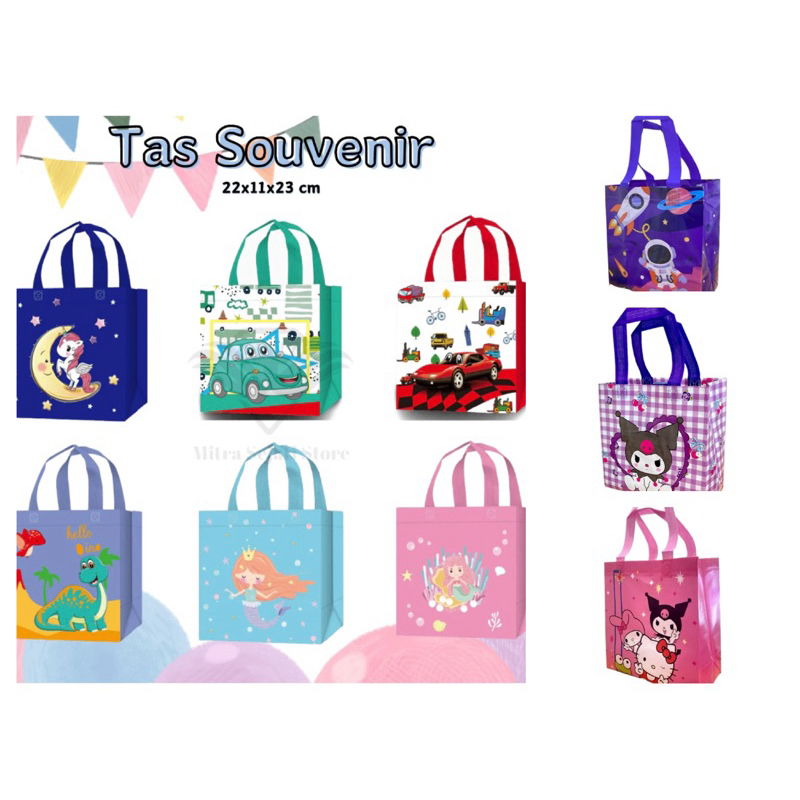 

JS Goodie Bag Anak Motif Karakter/Tas Souvenir Ulang Tahun Anak