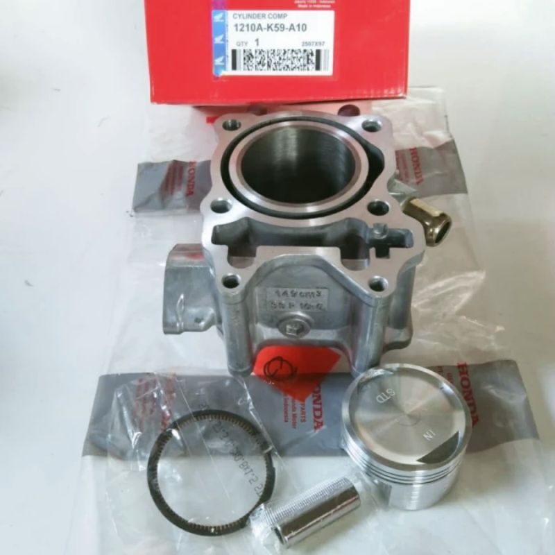 BLOK SEHER HONDA VARIO 150 NEW K59 STD COMPLIT