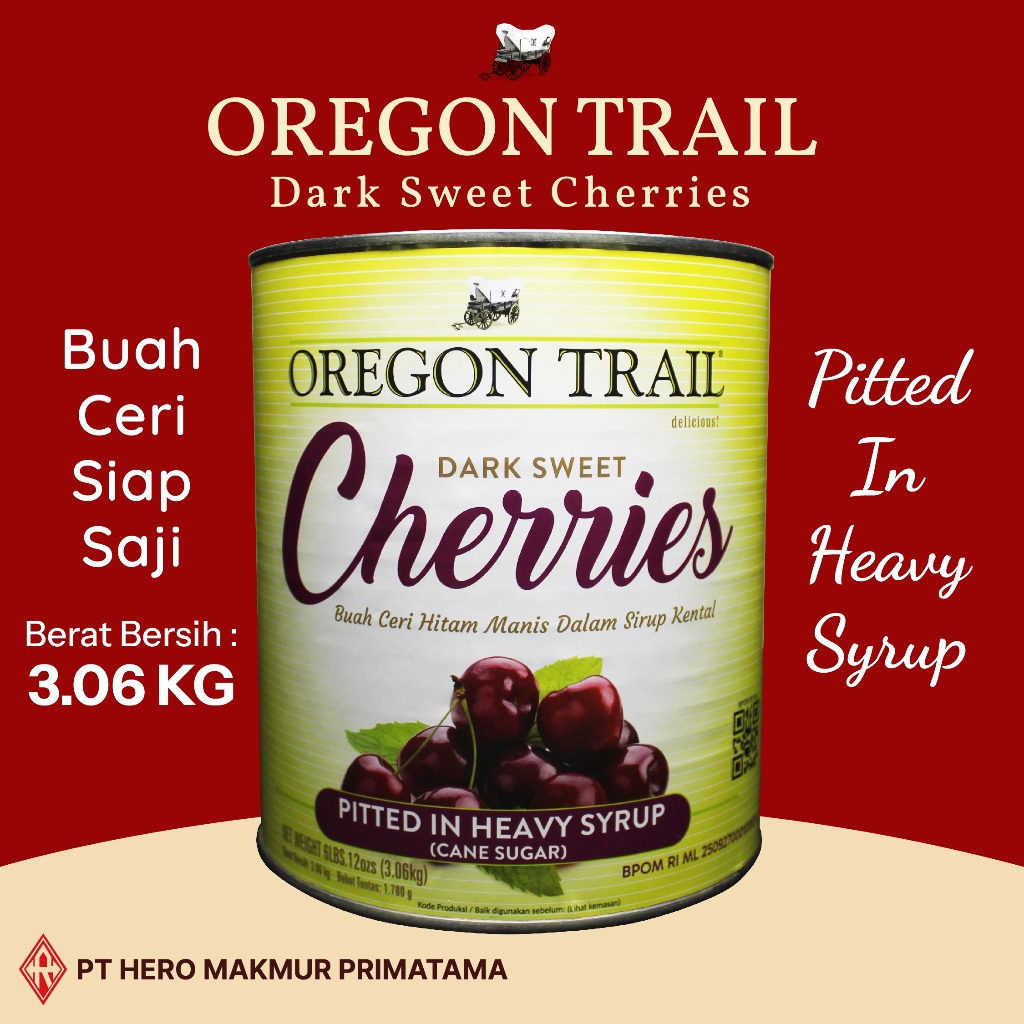 

Oregon Trail Dark Sweet Cherries 3,06kg