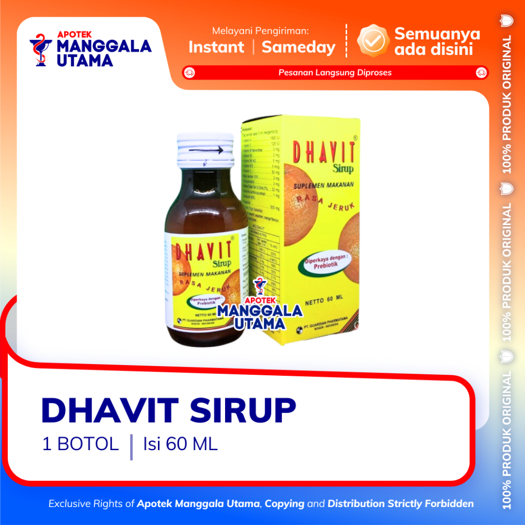 DHAVIT SIRUP 60 ML