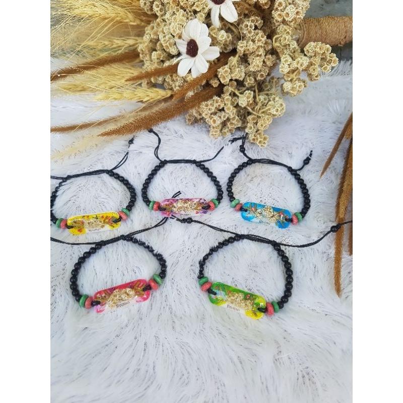 Gelang Edelweis Bromo, Souvenir Bromo,warna tulis di chat