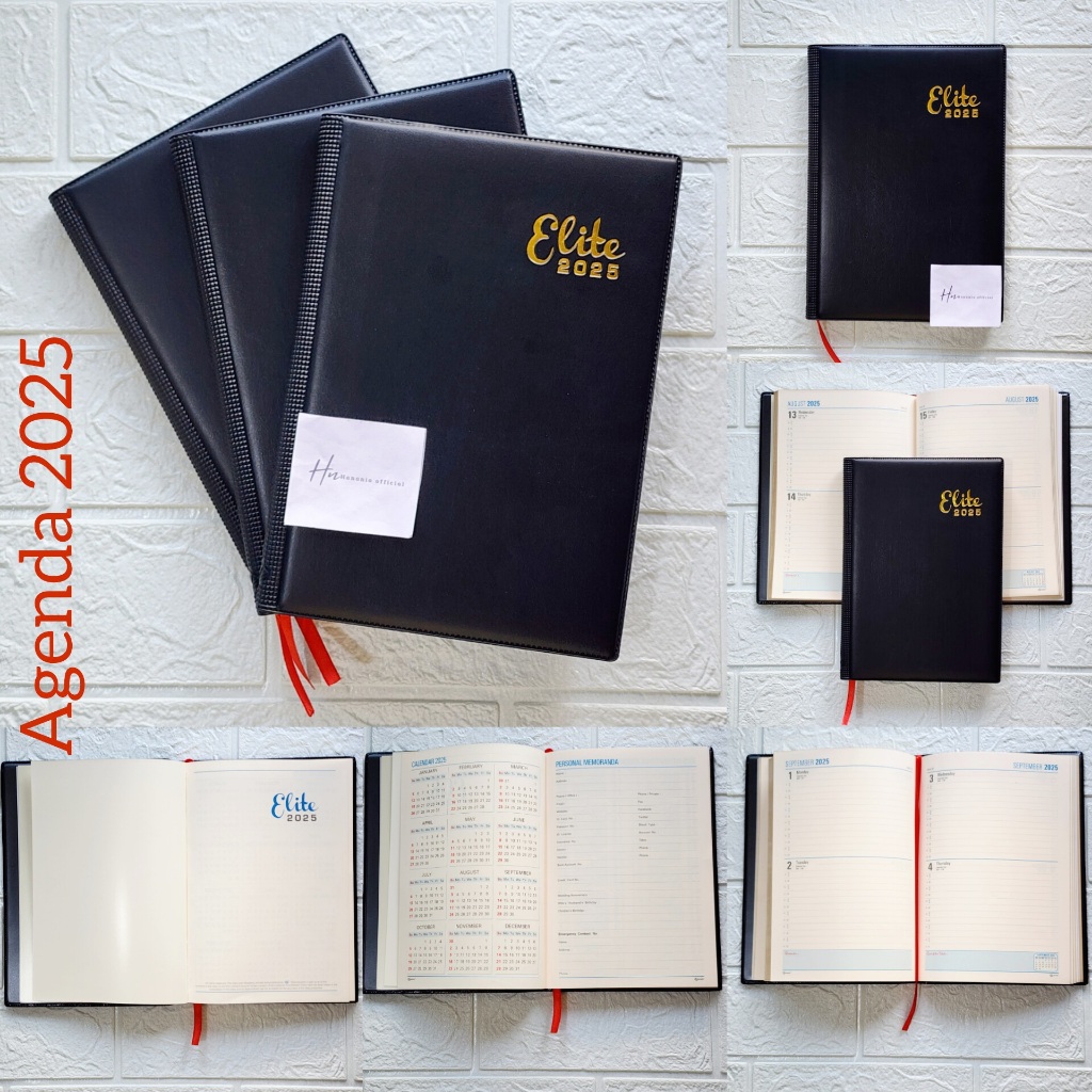 

AGENDA ELITE DIARY TAHUN 2025 KERTAS HVS CREAM / AGENDA TERBARU
