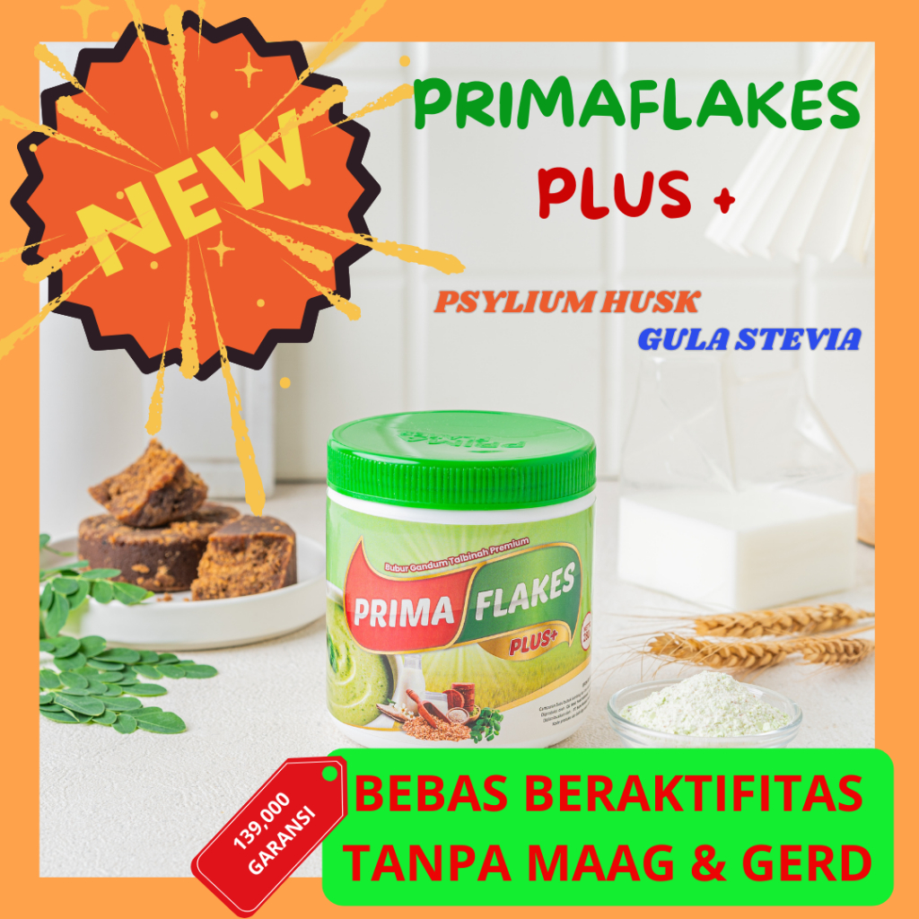 

NG PRIMAFLAKES BUBUR SEREAL GANDUM TALBINAH MEMBANTU MENGATASI ASAM LAMBUNG MAAG DAN GERD
