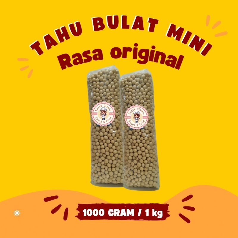 

Tahu Bulat Mini Kering | Tahu Bulat Crispy Mini Original 1kg