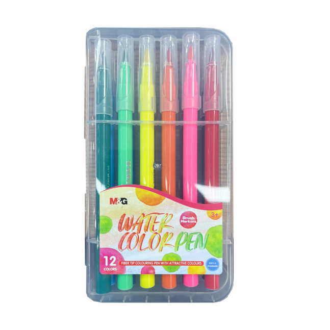 

M&G ACP901CC WATER COLOR PEN SOFT BRUSH 12 COLOR
