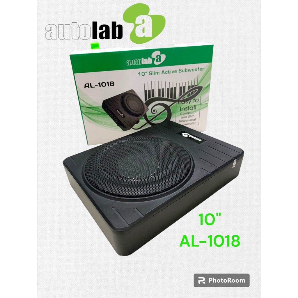 Subwofer kolong AUTOLAB AL-1018 Subwofer Aktif Kolong underseat Slim Mobil Speaker Mobil