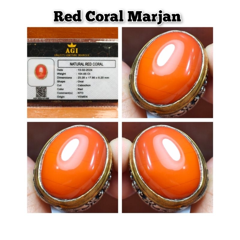 NATURAL BATU MARJAN ASLI LAUT MERAH YEMEN
