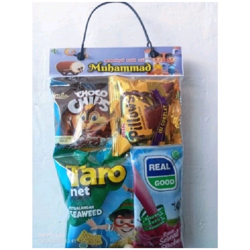 

(COSTUM NAMA) Paket Snack Anak / Hampers Snack Anak Hemat