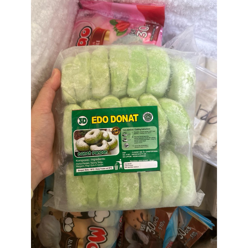 

edo donat hijau isi 20