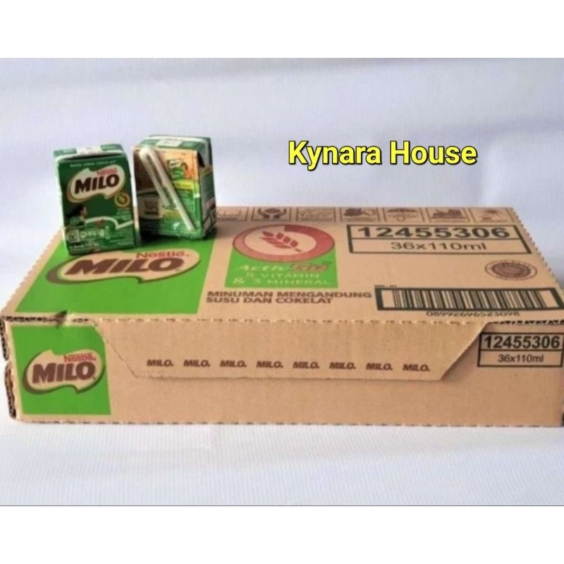 

Milo Healty Drink UHT Coklat 36x110ml (Karton)