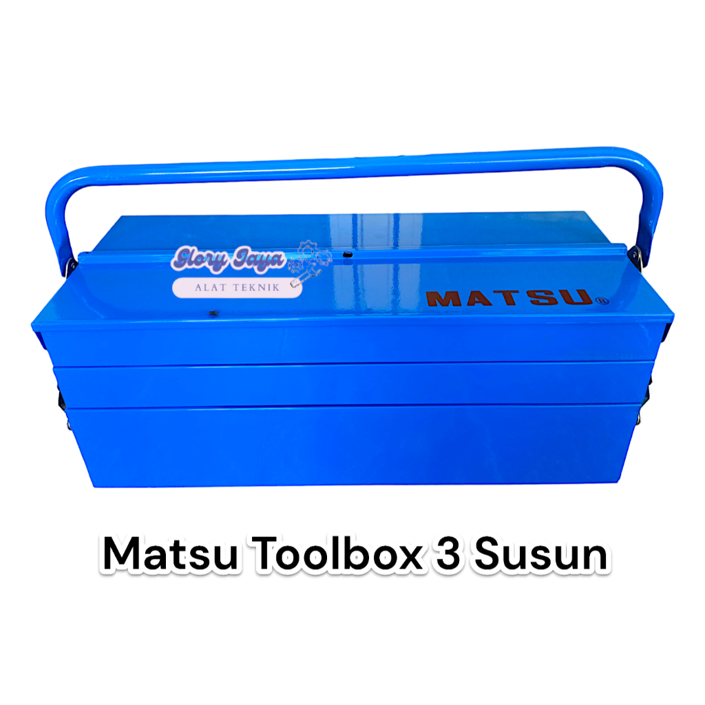 Kotak Penyimpan Kunci Bengkel / Toolbox 3 Susun Matsu