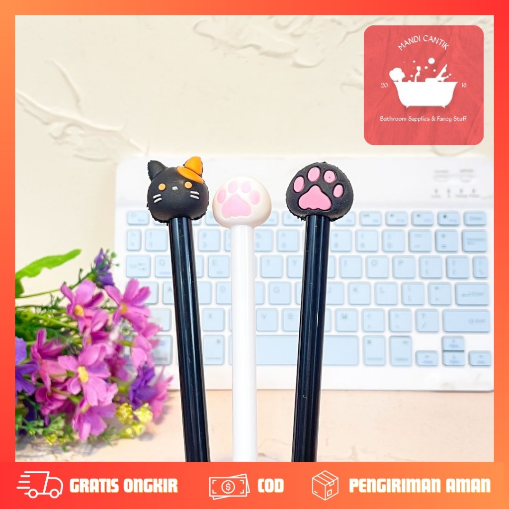 

PULPEN GEL CAT PAW PGK-1442 PEN PENA LUCU IMUT KADO UNIK KOREA AESTHETIC COD