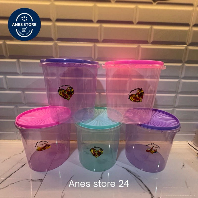 Toples 5L friends/toples kerupuk 5L/toples makanan/toples bulat 5L