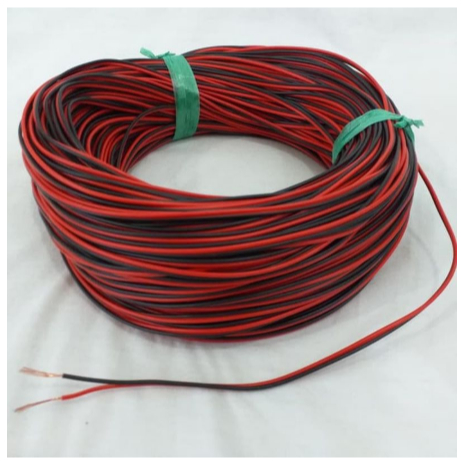 kabel 2 jalul kabel merah hitam serabut 2 jalur awg 2x18 harga per meter