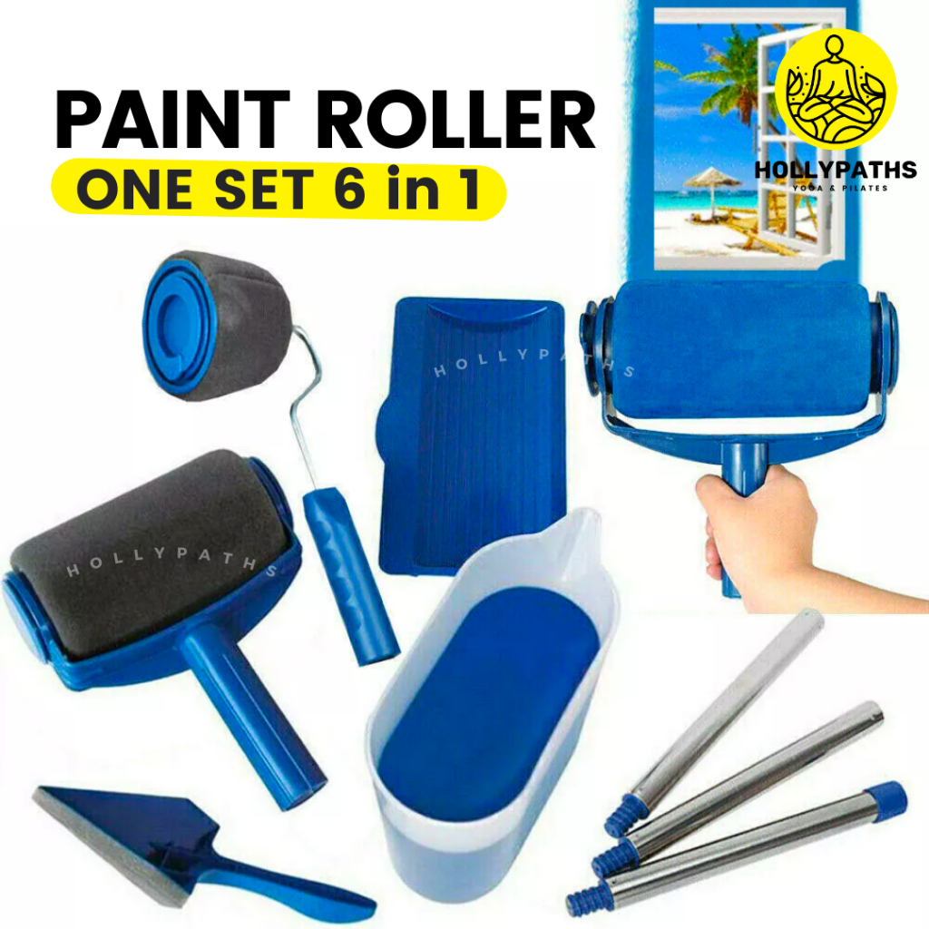 Roll Cat Tembok / Kuas Cat Tembok Paint Runner Pro Kuas Roller Cat 6 in 1