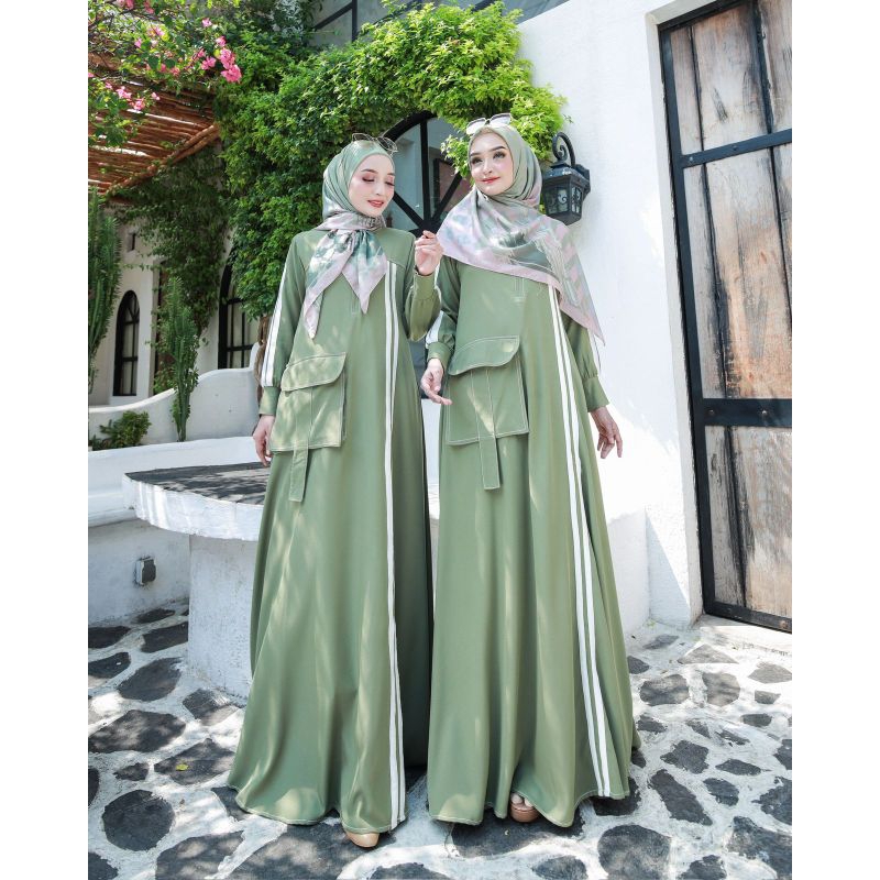 Gamis Haliza Syar'i Haliza Style | Aghnia Daily Series | Gamis Muslimah Wanita