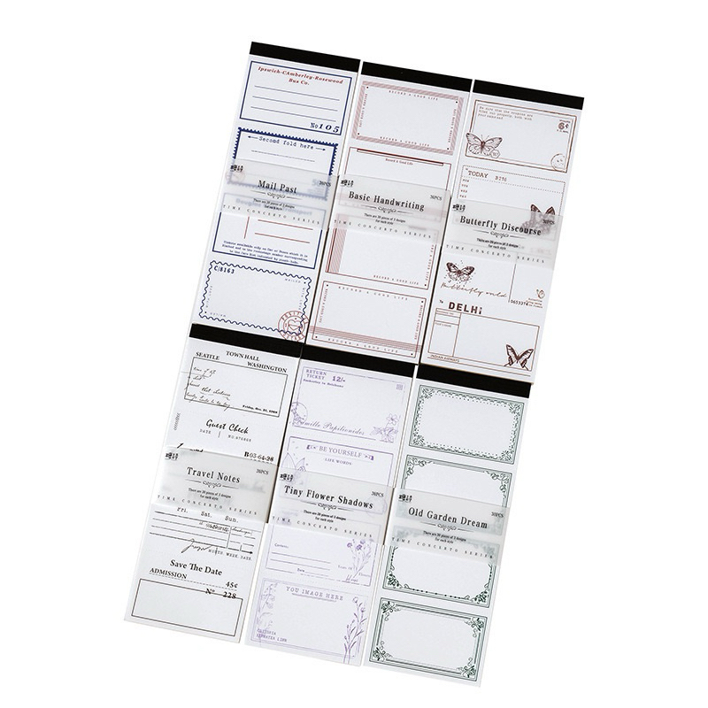 

Ay00! (4BD) paper art deco decor journaling motif memo kupu bunga bingkai flower butterfly