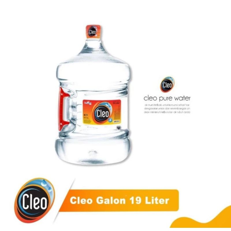 

Air Mineral Cleo 19 Liter + Galon