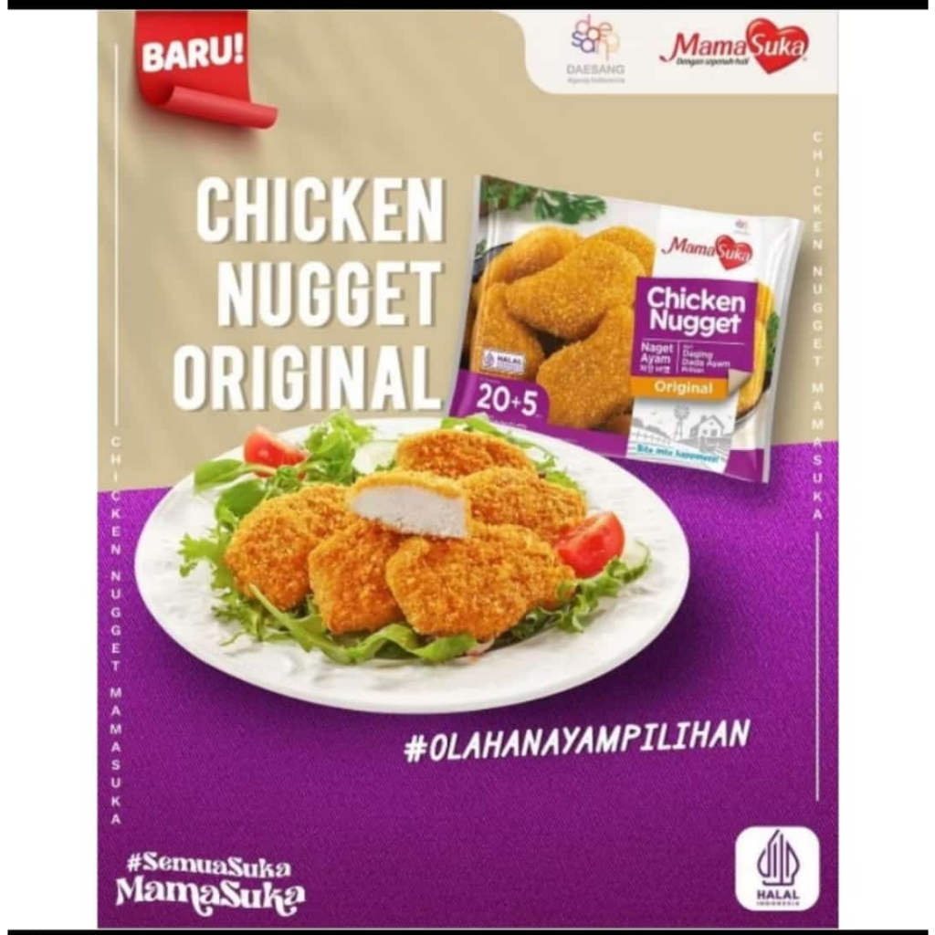 

MAMA SUKA ORIGINAL CHICKEN NUGGET 400 gram