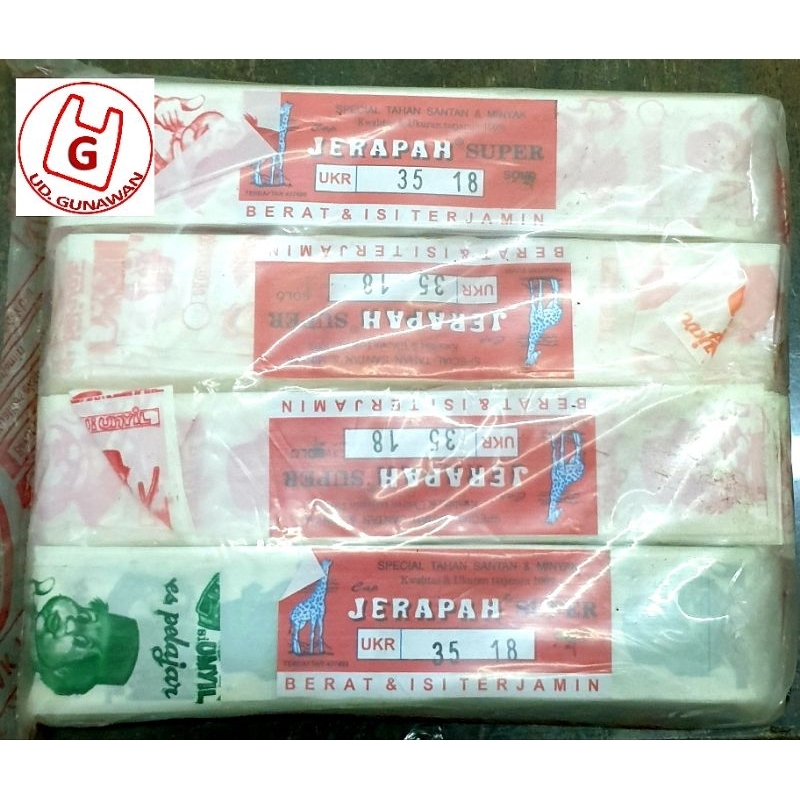 PLASTIK ES LILIN ES KERO PE SABLON UNYIL (PER PAK DI FOTO)