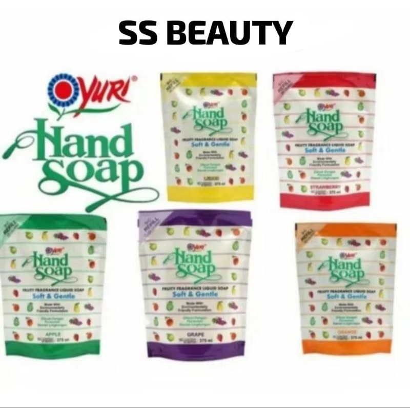 Yuri Hand Soap 375 ml REFILL/ Sabun Cuci Tangan Yuri