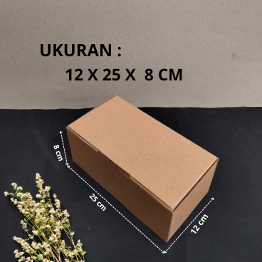 

(10Pcs) Kardus Eflute Karton Box Kotak Kue Hampers 12 cm x 25 cm x 8 cm